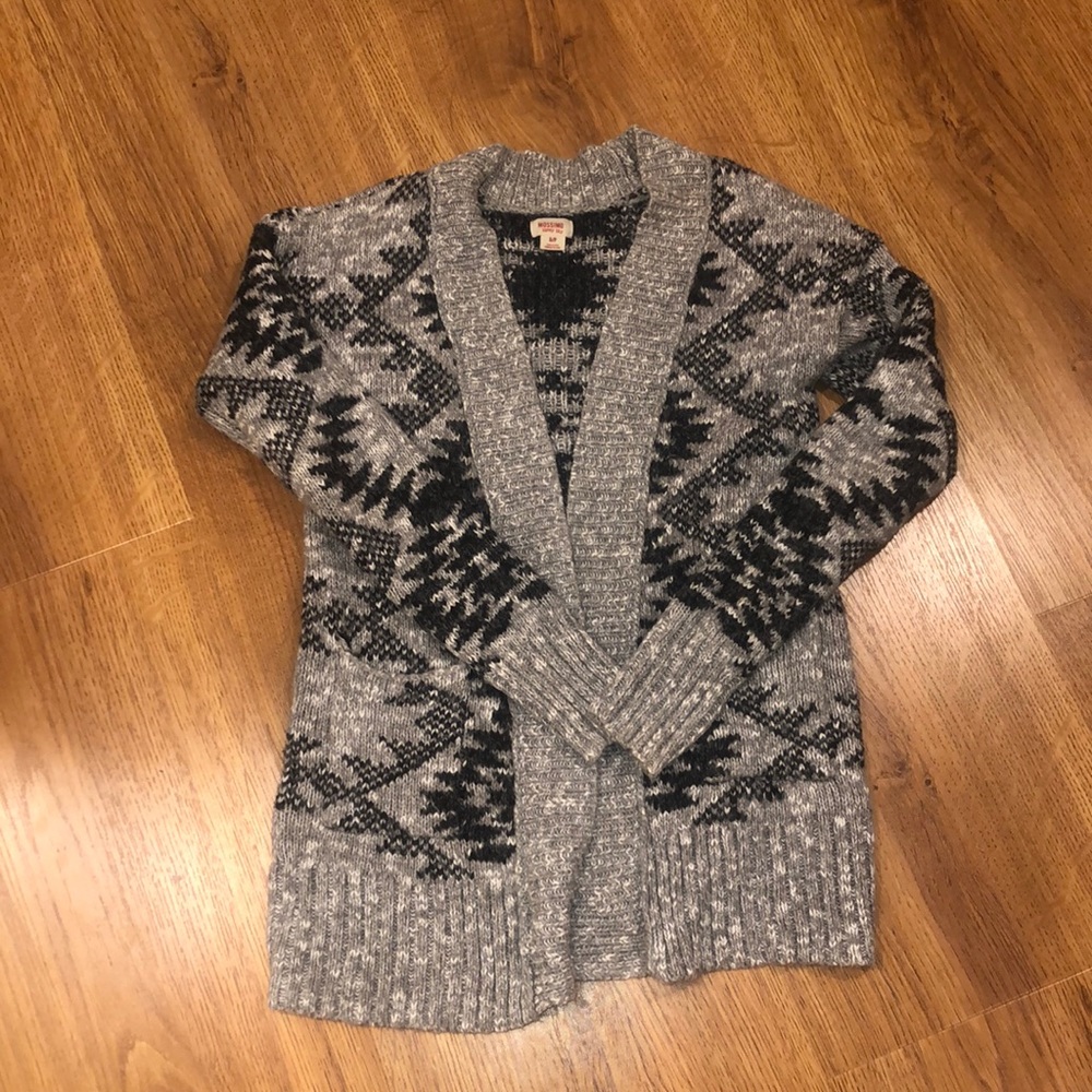 Grey Patterned Sweater